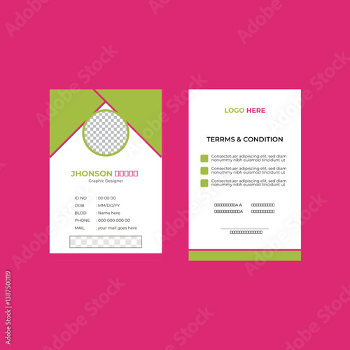 Modern And Simple Ide Card Design