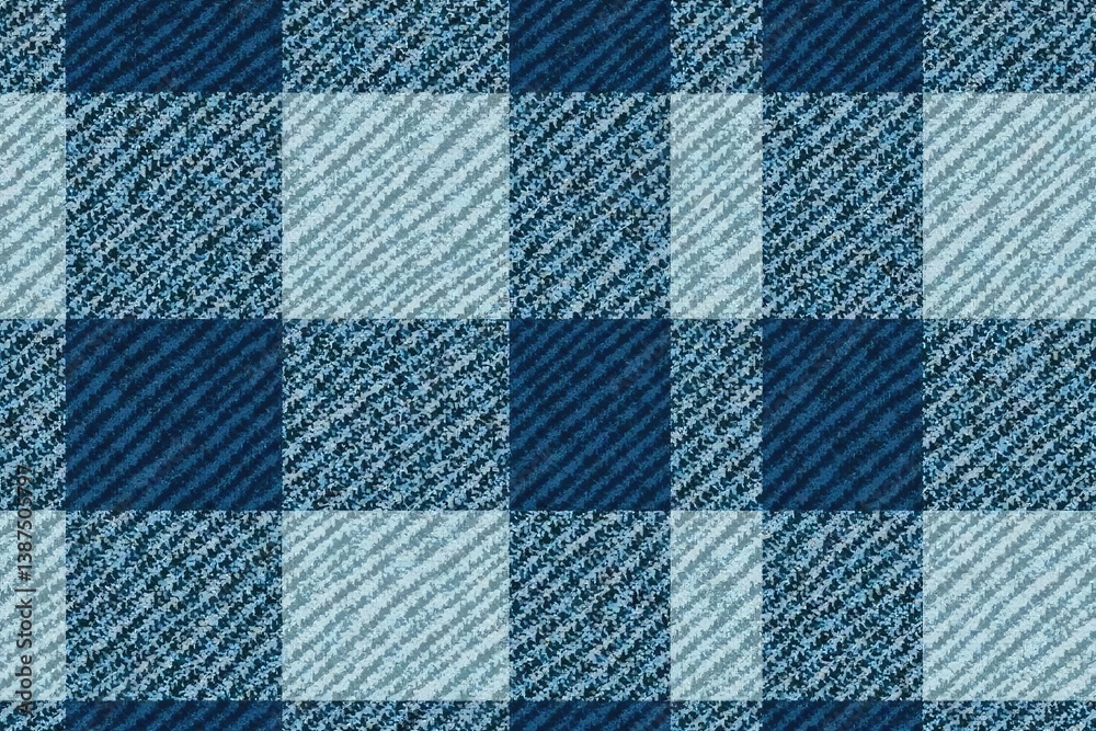 Subtle blue and grey glen plaid seamless repeat, pattern, textile Subtle blue and grey glen plaid seamless repeat, pattern, textile