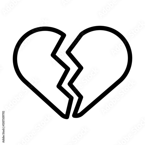 Heart Break Icon