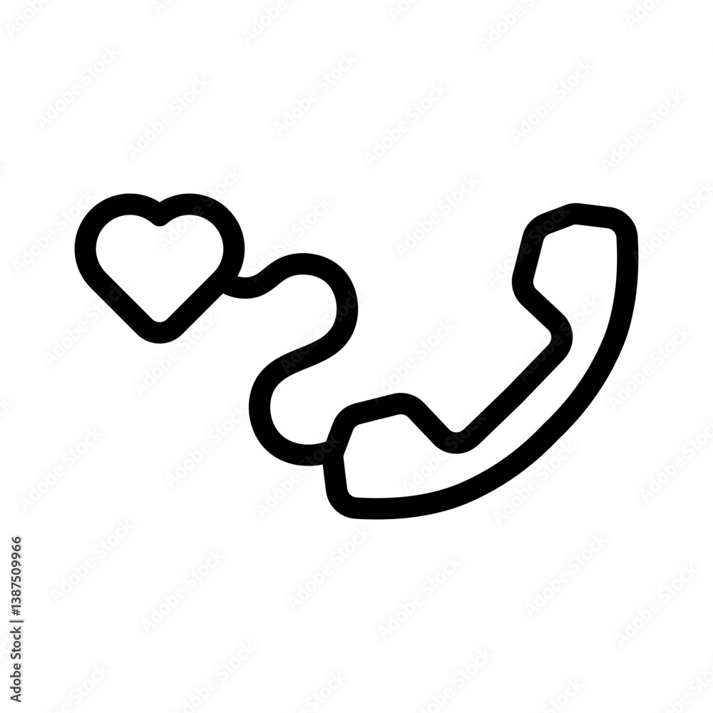 Fototapeta premium Phone Call Icon