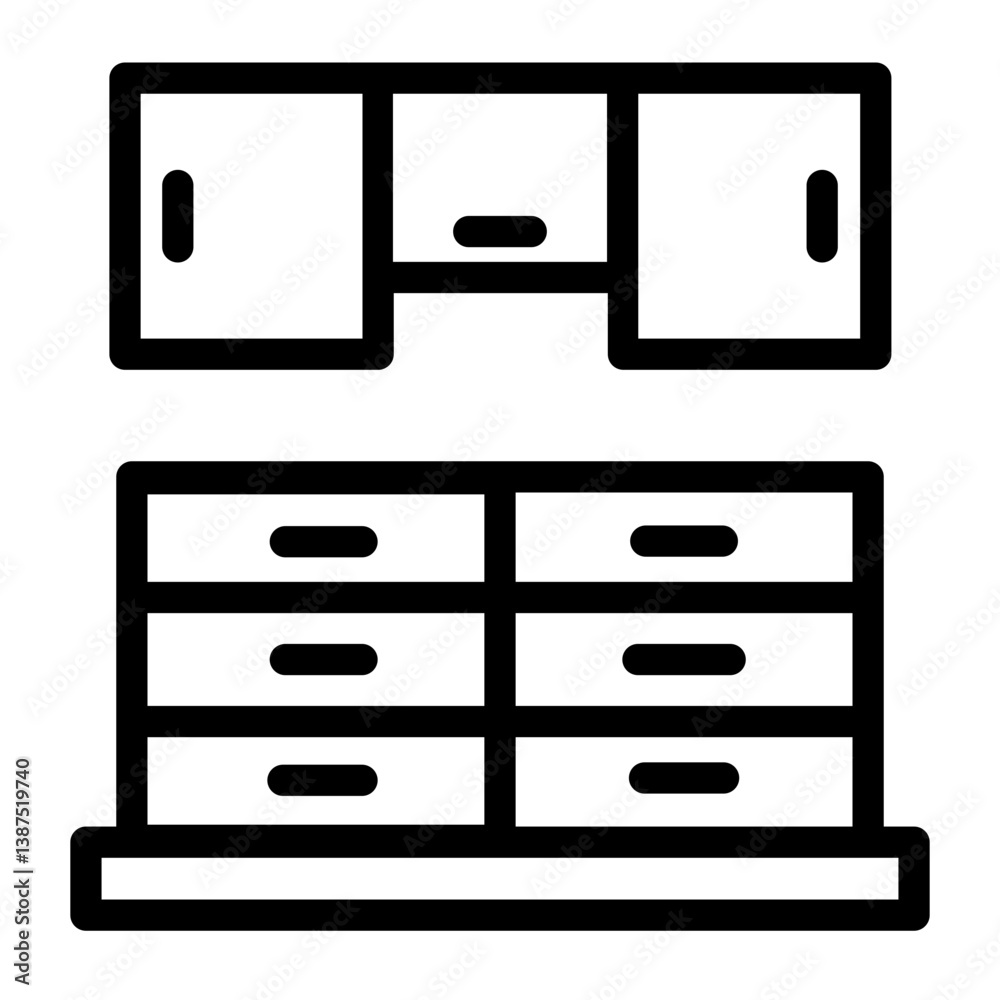 Cupboard Icon Cupboard Icon