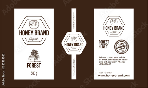 Obraz na płótnie Honey Brand Organic Label Design. Perfect for:
✔ Organic honey & beekeeping brands
✔ Natural food product packaging
✔ Local farmer's market goods
✔ Eco-conscious product lines
✔ Artisanal & homemade w salonie