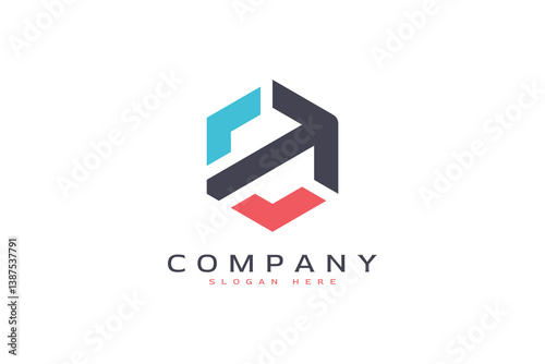 Free Download polygon arrow logo icon  vector design template  concept  - GFXLoad
