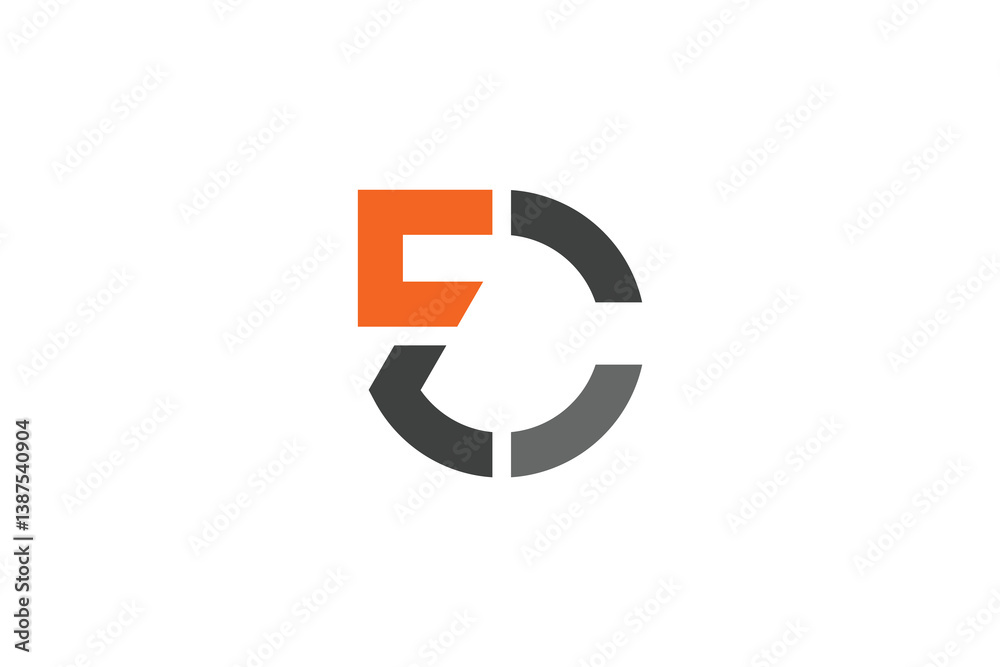 letter fc logo icon vector design template concept letter fc logo icon vector design template concept