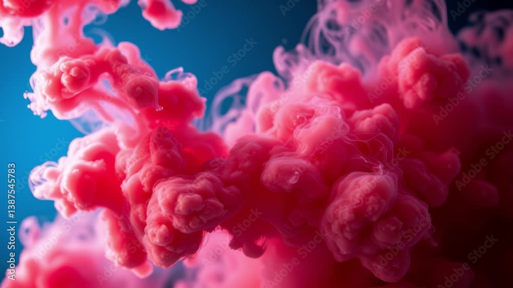 Vivid Dynamic Smoke Effect with Pink, Blue, and Red Swirls Creating an Abstract Design Vivid Dynamic Smoke Effect with Pink, Blue, and Red Swirls Creating an Abstract Design