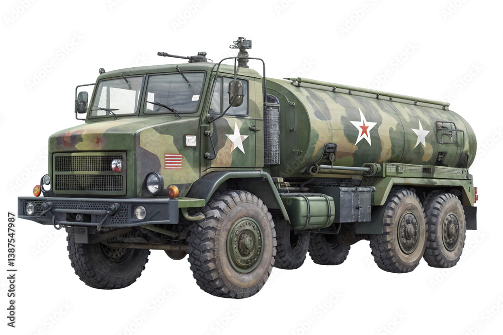 military oil truck isolated on transparent background.png military oil truck isolated on transparent background.png