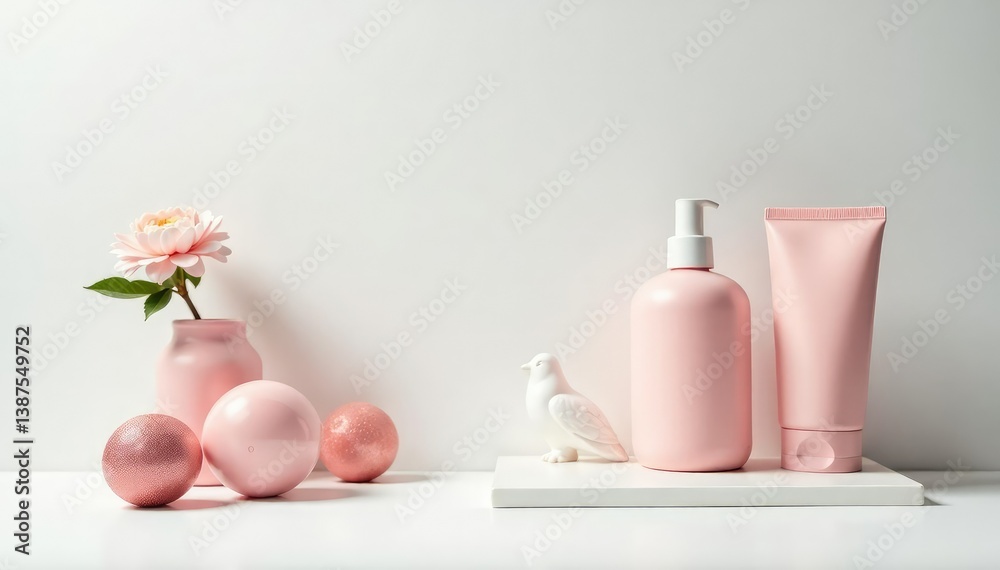 Pure white backdrop, pristine product display, marketing, porcelain Pure white backdrop, pristine product display, marketing, porcelain