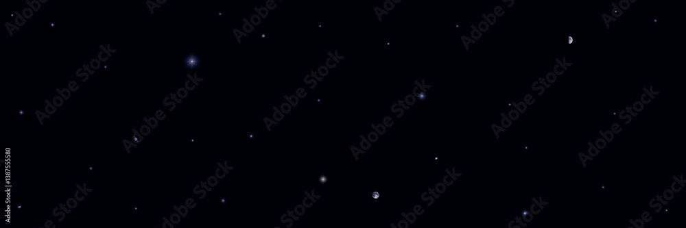 galaxy in a free space.
