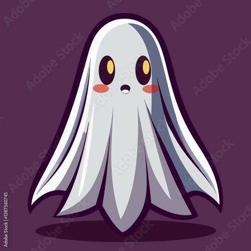 "Ghost in Sheet Vector Design – Printable Graphic Art for Digital Files"