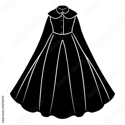 cape dress