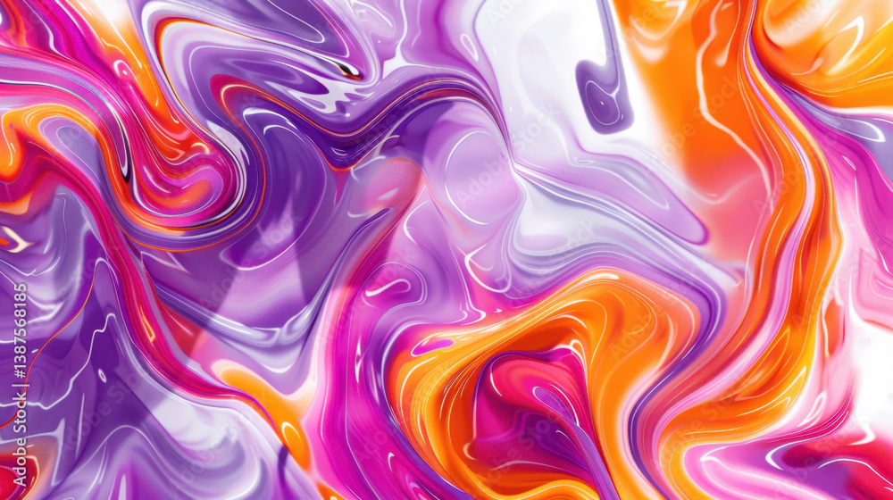 Obraz premium abstract colorful wave background