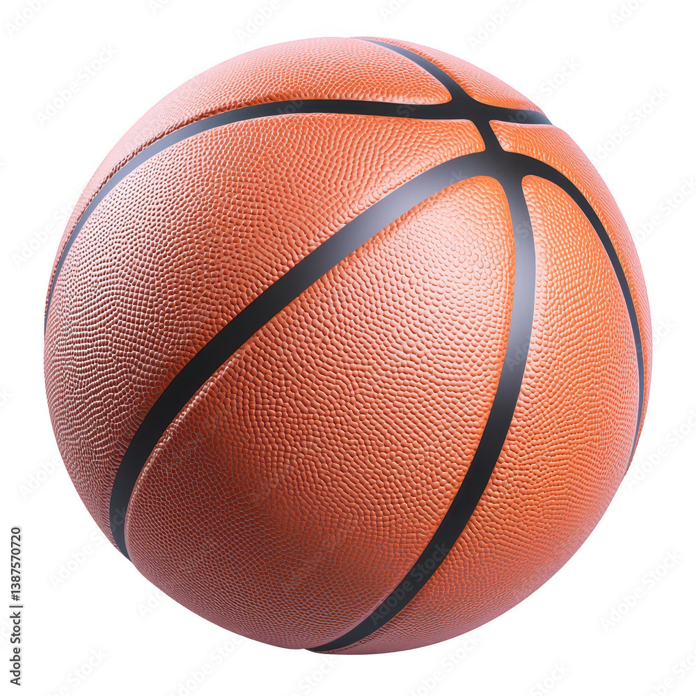 A textured orange basketball with black lines, perfect for sports enthusiasts and athletes. ball detailed surface enhances grip, making it ideal for games and practice sessions A textured orange basketball with black lines, perfect for sports enthusiasts and athletes. ball detailed surface enhances grip, making it ideal for games and practice sessions