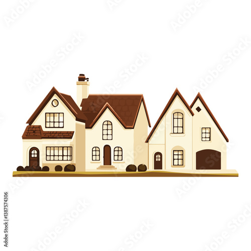 Suburban Neighborhood Street View