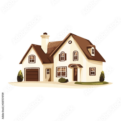Suburban Neighborhood Street View
