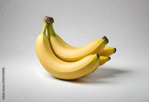banana fruit isolated on white background