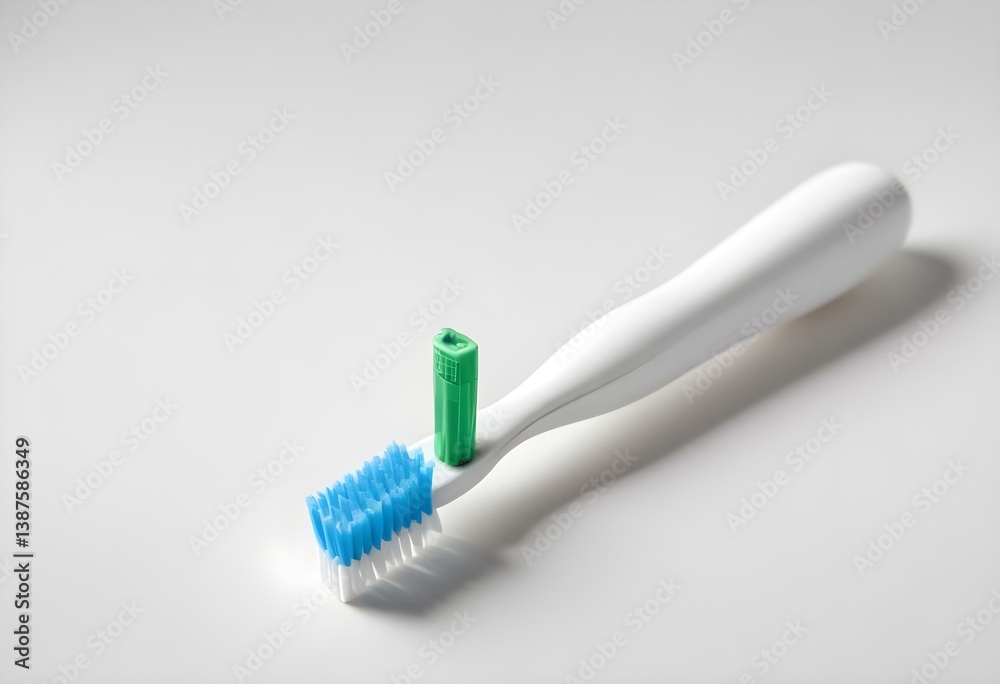 Toothbrush and toothpaste on white background Toothbrush and toothpaste on white background