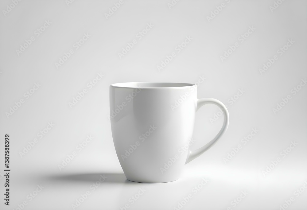 Obraz premium Cup isolated on white background