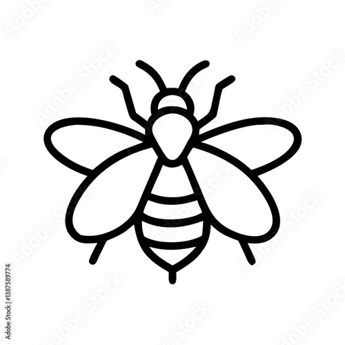 Bee Animal outline Icons