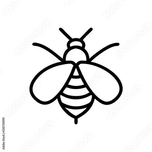Bee Animal outline IconsBee Animal outline Icons