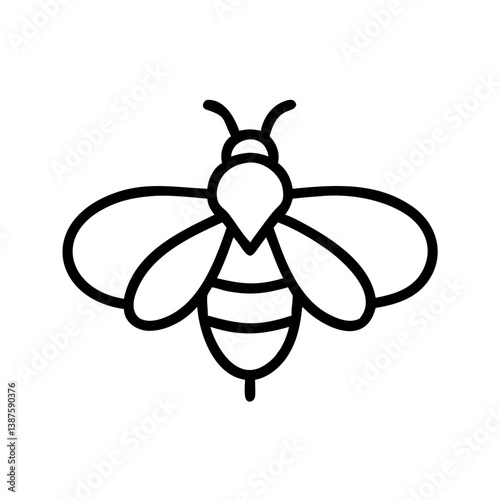 Bee Animal outline IconsBee Animal outline Icons