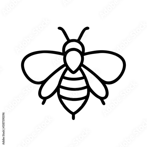 Bee Animal outline IconsBee Animal outline Icons
