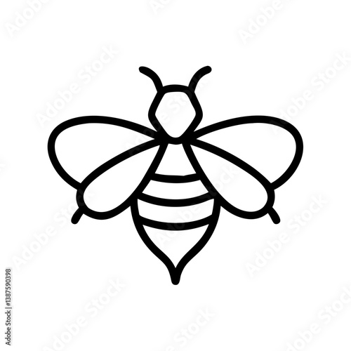 Bee Animal outline IconsBee Animal outline Icons