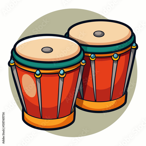 drum, music, percussion, instrument, djembe, bongo, isolated, musical, wood, traditional, drums, sound, white, culture, beat, rhythm, art, ethnic, leather, conga, bongos, play, wooden, skin, object