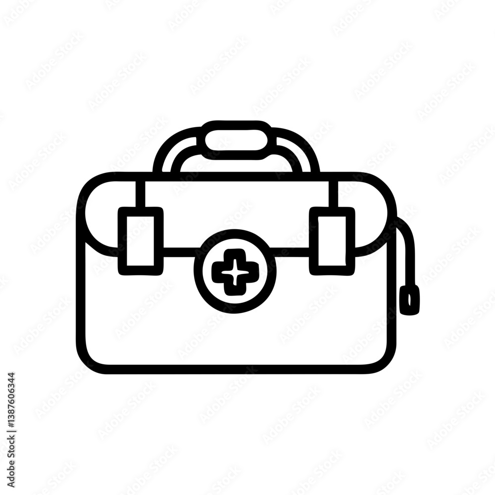 Icon of a doctorchest / first aid kit Icon of a doctorchest / first aid kit