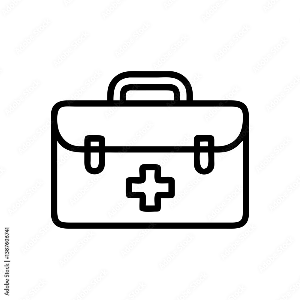 Icon of a doctorchest / first aid kit Icon of a doctorchest / first aid kit