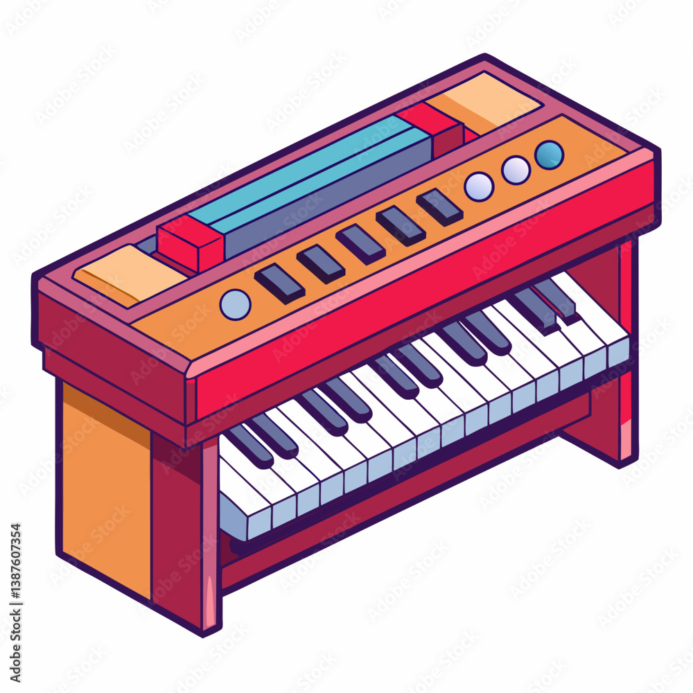 Fototapeta premium piano and music