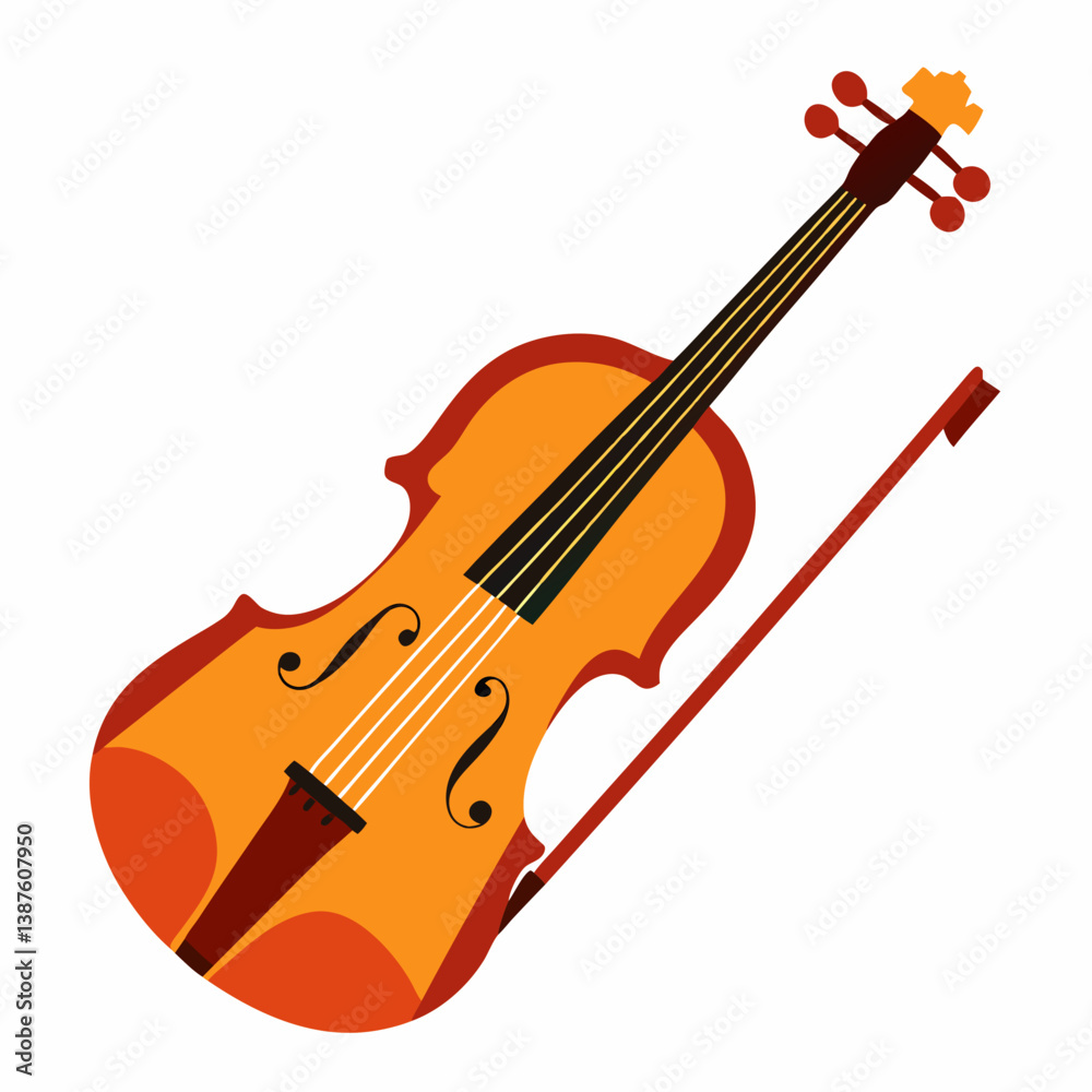 Fototapeta premium violin isolated on white