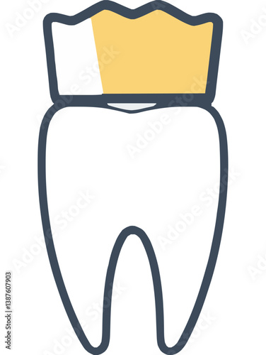 Tooth Crown Restoration Dental Care and Hygiene
