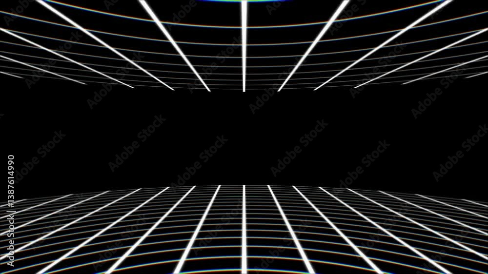 RGB Tunel Animation Background 