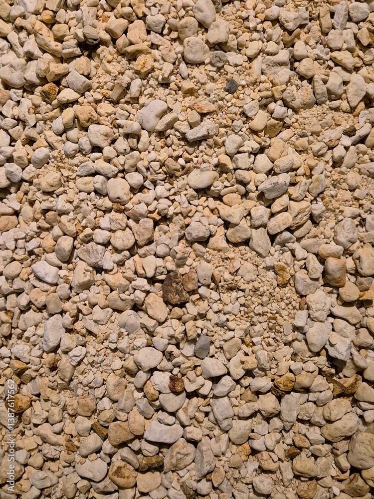 Texture de cailloux couleur sable Texture de cailloux couleur sable