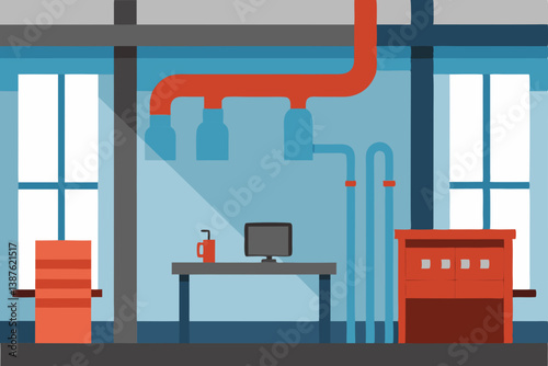 interior of a modern office