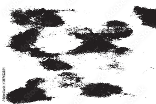 Distressed overlay texture of natural fur, grunge vector background. abstract halftone vector illustration
