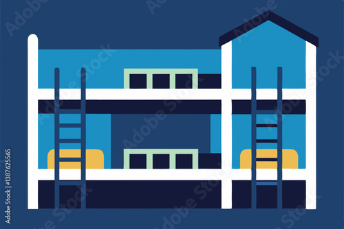 factory building with a window