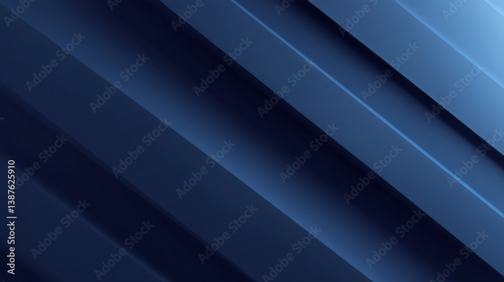 Fototapeta premium A close up of dark blue diagonal lines creating an abstract and modern background pattern design
