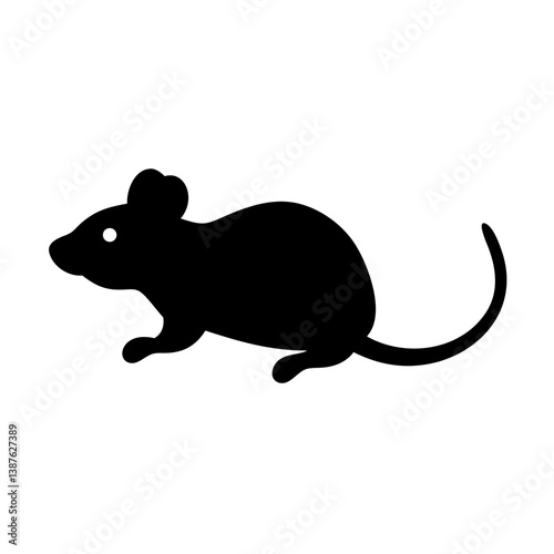 vector illustration of a mouse