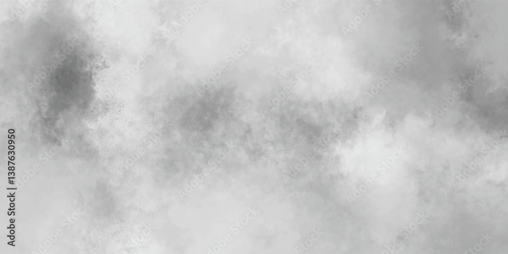 Smooth Gray Fog Pattern for Layering in Photoshop and Creating Depth in Flat Art Compositions

