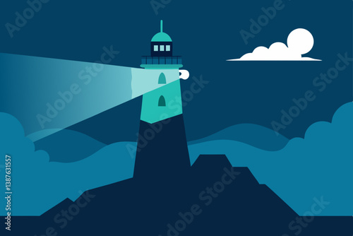 lighthouse on the island