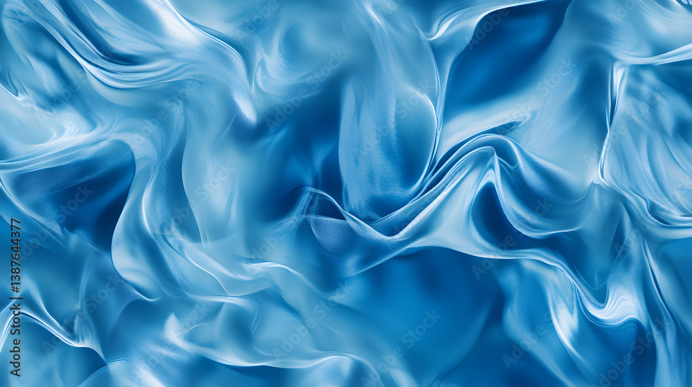 Fototapeta premium Blue Monochrome illustration background