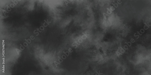 Smoky Black and Gray Mist Texture for Dark Fantasy Art and Moody Photography Edits

