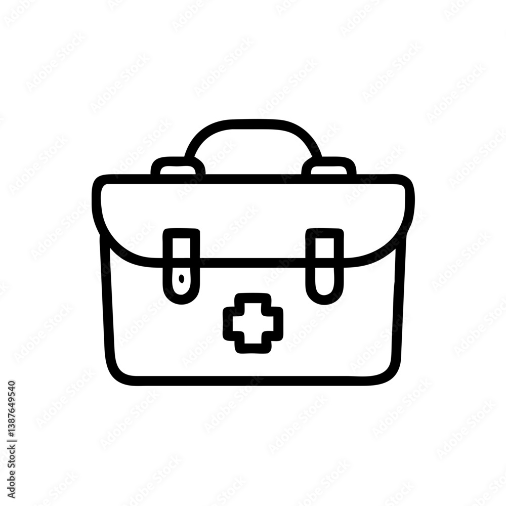 Icon of a doctorchest / first aid kit Icon of a doctorchest / first aid kit