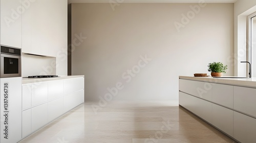 Sleek and Minimalist Kitchen Counter Design for Modern Living Spaces