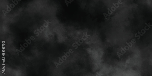 Dense Cloudy Texture with Soft Smoke Blending in Grayscale for Use in Photo Compositing

