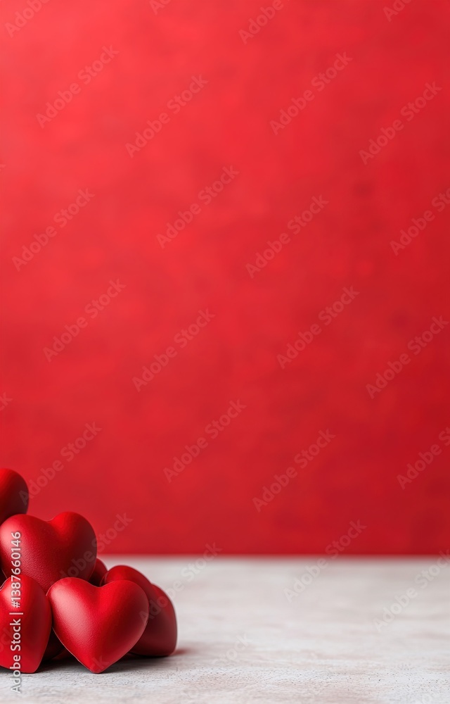 heart bokeh background. Valentines day texture.