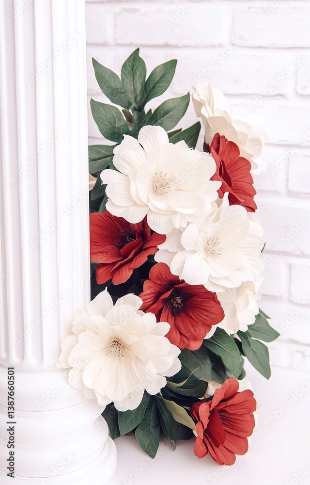 Flowers wallpaper isolated background