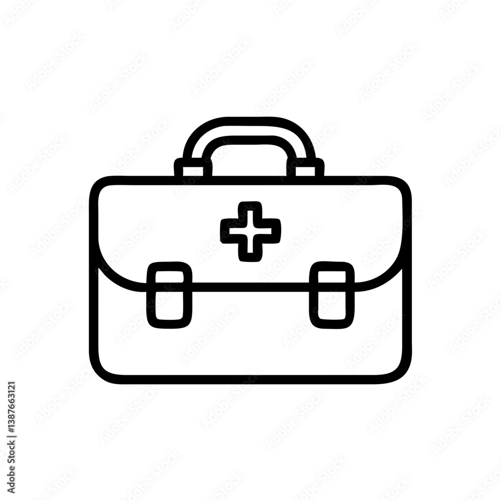 Icon of a doctorchest / first aid kit Icon of a doctorchest / first aid kit
