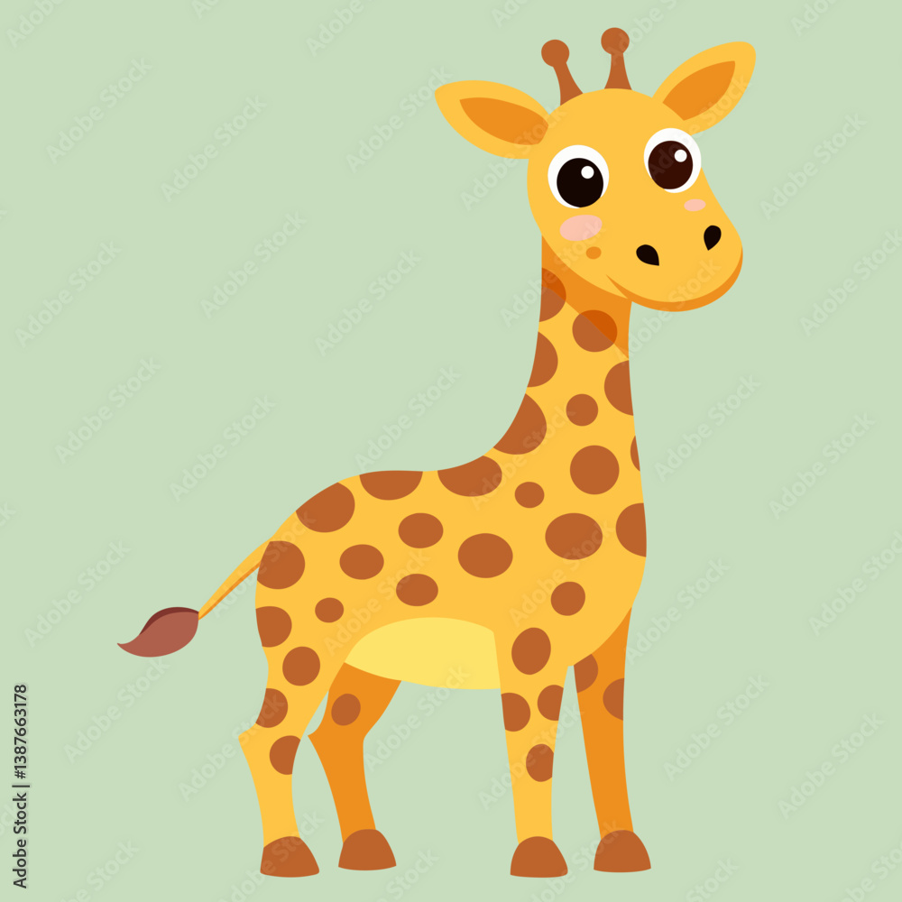 Fototapeta premium giraffe vector illustration